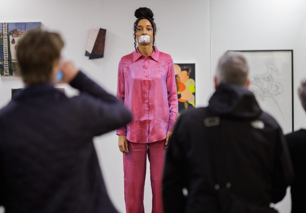 London Art Fair at the Business Design Centre, Islington, London.  18/01/2024 - Photograph by Sam Frost ©2024 - www.samfrostphotos.com