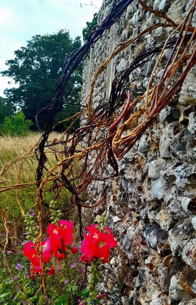 The Twisted Hair installation Wighton Churchyard